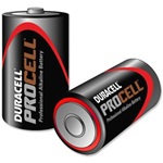 50 Duracell Procell alkaline batterijen type C (baby)